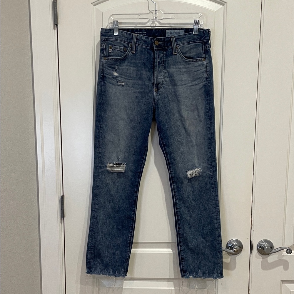 AG Adriano Goldschmied Sloan Crop Vintage Straight Leg Jean